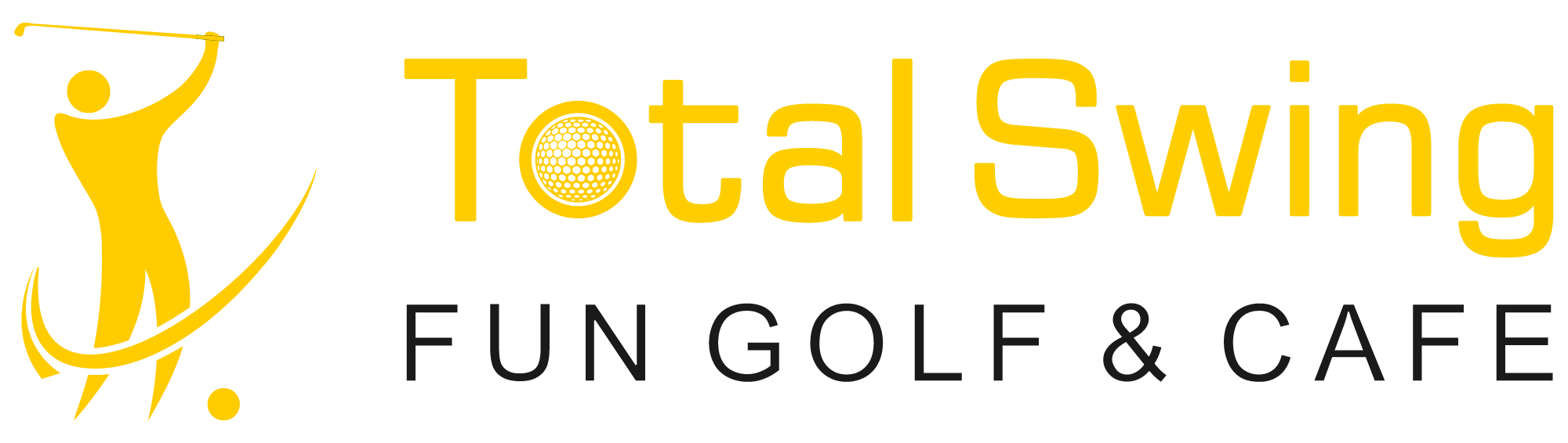 Logo Total Swing Golf - Fun Golf & Cafe, Golf Jababeka, Golf Lippo Cikarang, Belajar Golf, Simulator Golf